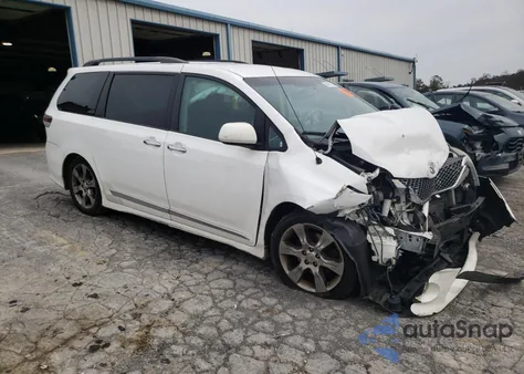 2013 Toyota Sienna Sport from USA, damaged, VIN 5TDXK3DC0DS369975